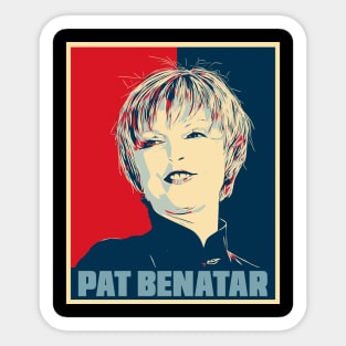 Pat Benatar Hope Poster Art Sticker